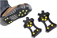 👢 toasis ice grips snow spike crampons traction cleats stud grippers for shoe boot - enhanced seo logo