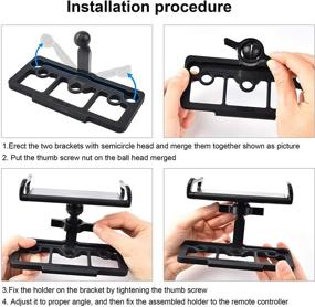 img 2 attached to 📱 DJI Tablet Stand Mount Holder: Perfect Bracket for DJI Mini 2, Mavic Mini 2, Mavic Air 2 & More Remote Controllers