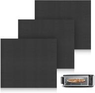 🍽️ aieve air fryer oven liners - 3 pack non-stick baking mats for ninja foodi sp101 sp201 sp301, ninja air fry oven, toaster oven, microwave, gas & electric ovens logo