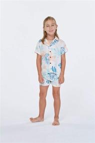 img 2 attached to Hawaii Hangover Aloha Shirt Cabana Boys' Clothing in Clothing Sets