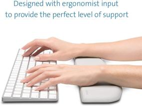 img 3 attached to Коврик для запястья Kensington ErgoSoft Keyboard серого цвета