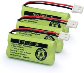 img 4 attached to 🔋 Geilienergy BT183342 BT283342 BT166342 BT266342 BT162342 BT262342 Battery Pack of 3 - Compatible with CS6114 CS6419 CS6719 AT&amp;T EL52300 CL80112 CS6719-2 Cordless Handsets