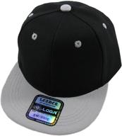 🧢 stylish l.o.g.a. kid's youth plain flat bill snapback caps in vibrant colors - a must-have accessory! logo