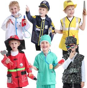 img 4 attached to TopTie Dress-Up 👗 Costumes: Pretend Clothes for Kids