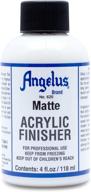 🎨 angelus brand matte finisher no. 620 acrylic leather paint - 4oz logo