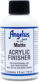 img 1 attached to 🎨 Angelus Brand Matte Finisher No. 620 Acrylic Leather Paint - 4oz