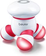 💆 beurer handheld mini body massager with led light: compact, comfortable vibration for gentle pressure point massage - portable & easy to use (mg16, batteries included) logo