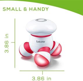 img 2 attached to 💆 Beurer Handheld Mini Body Massager with LED light: Compact, Comfortable Vibration for Gentle Pressure Point Massage - Portable & Easy to Use (MG16, Batteries Included)