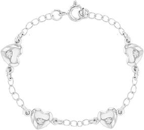 img 4 attached to Season Jewelry Sterling Bracelet Toddlers