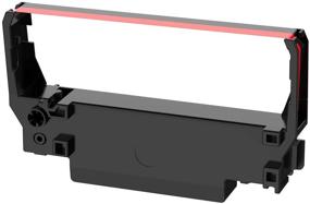 img 2 attached to 🖨️ 24 Pack ERC-30 Compatible Ribbon Replacement for Epson Printer - Bigger ERC 30 34 38 B/R NK506 Ribbon (Black and Red)