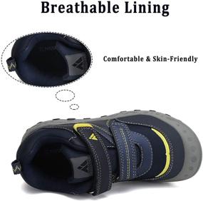 img 2 attached to Comfortable and Durable Boys' Walking Trekking Shoes by Mishansha