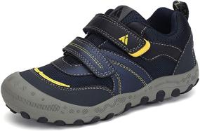 img 4 attached to Comfortable and Durable Boys' Walking Trekking Shoes by Mishansha