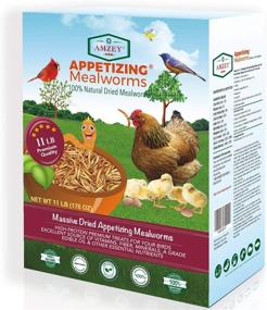 img 4 attached to 🐛 Dried Mealworms - 11 LBS | 100% Natural Chicken Feed, Bird Food, Fish Food, Turtle Food, Duck Food, Reptile Food | Non-GMO, No Preservatives | High Protein & Nutrition for Optimal Health