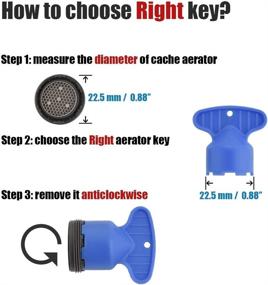 img 2 attached to 🔑 Conveniently Remove Cache Faucet Aerators with JQK Cache Faucet Aerator Key - 5 Set (Pack of 4)