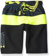 🩲 ultimate performance: under armour hyper green trunks for boys logo