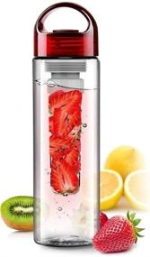 img 3 attached to Fruit Infuser Bottle Tritan Plastic Outdoor Recreation