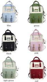 img 1 attached to 🎒 Kawaii School Light Backpack - Trendy Aesthetic Backpacks