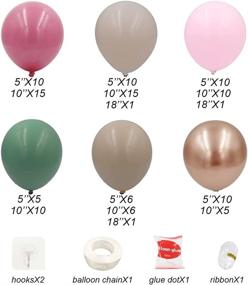 img 3 attached to Stuffed Balloons Garland Kit Double Birthday