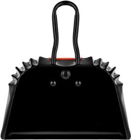 img 3 attached to 🧹 Highly Durable Black Metal Dustpan by Alpine Industries - Wide Stainless Steel Scooper - Convenient Handheld Dust and Debris Cleaning Tool, Perfect for Home and Commercial Use (12 Inch)