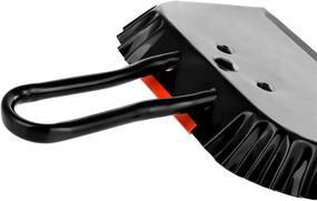 img 1 attached to 🧹 Highly Durable Black Metal Dustpan by Alpine Industries - Wide Stainless Steel Scooper - Convenient Handheld Dust and Debris Cleaning Tool, Perfect for Home and Commercial Use (12 Inch)