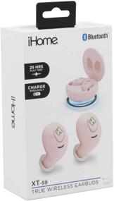 img 3 attached to 🎧 iHome XT-59 Розовые беспроводные наушники (Модель: HM-AU-BE-200-PK)