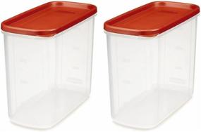 img 2 attached to 🔍 Rubbermaid 16-Cup Clear Dry Food Container (Pack of 2) - Improved SEO