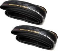 gator hardshell road bicycle folding tire pair by continental logo