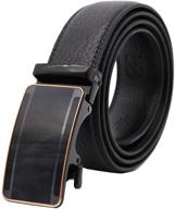 senwa authentic leather ratchet automatic men's belts and accessories logo