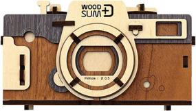 img 4 attached to 🧩 Enhance Creativity and Focus with WOODSUM Functional Wooden Puzzle Pinhole