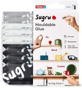 img 4 attached to 🔧 Sugru I000948 Multi-Purpose Glue: Creative Fixing and Making, 8-Pack, Black, White & Gray