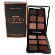 💫 copper-toned elegance: discover bareminerals gen nude eyeshadow palette logo