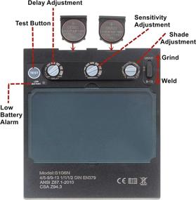 img 1 attached to 🔥 Darkening Welding Grinding Viewing Screen: Enhanced Visual Protection