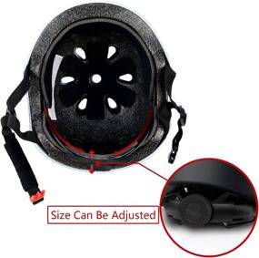 img 1 attached to CPSC Certified Skateboard Bike Helmet: Lightweight & Adjustable for Bicycle Cycling Skate Scooter – Available in 3 Sizes