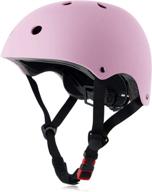 cpsc certified skateboard bike helmet: lightweight & adjustable for bicycle cycling skate scooter – available in 3 sizes logo