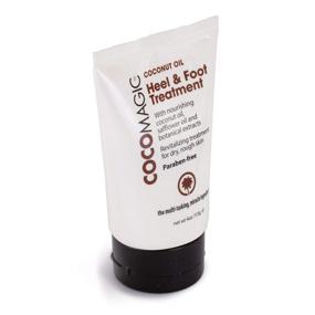 img 1 attached to 🥥 Coconut Oil Heel and Foot Treatment Cream Lotion by CocoMagic - Renew and Hydrate Rough Dry Skin with Non-Greasy Moisture, No Parabens, Cruelty-Free, Made in the USA (4 oz)