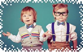 img 1 attached to Комплект подтяжек и галстука для детей, младенцев, мальчиков и девочек - Bow Tie House