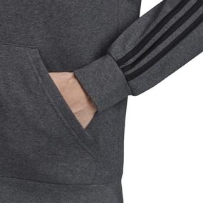 img 1 attached to Adidas Essentials 3 Stripes Full Zip Heather