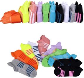 img 1 attached to 🧦 FUNDENCY 6 Pack Women's Ankle Athletic Socks: Low Cut, Breathable, Running Tab Socks with Cushioned Sole