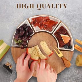 img 1 attached to 🧀 Enhance Your Entertaining: VUDECO Charcuterie Cheese Serving Markers