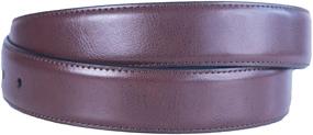img 1 attached to BLUESEAGULL Reversible Leather Classic Cauasal Men's Accessories