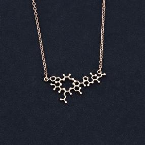 img 2 attached to Lywjyb Birdgot Molecule Necklace Chemistry