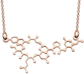 img 4 attached to Lywjyb Birdgot Molecule Necklace Chemistry