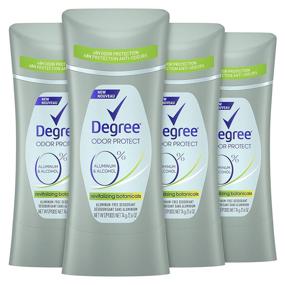 img 4 attached to DEGREE 0 Aluminum-Free Deodorant for Women - Revitalizing Botanicals, 48H Odor Protection, 2.6oz - Pack of 4