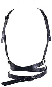 img 4 attached to Adjustable Women's Harajuku Leather Harness - Stylish Accessory Belt by Wyenliz