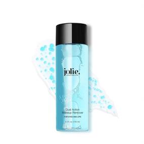 img 1 attached to 🧴 Jolie Dual Action Makeup Remover: Gentle Rinse Off Solvent for Eyes & Lips - 4.3 oz