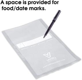 img 2 attached to 🔒 Vesta Precision Vacuum Sealer Bags - 6x10 Inch, 100 Count Pint Size - Clear and Embossed, Perfect for Food Storage and Sous Vide