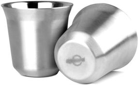 img 3 attached to ☕ Stainless Steel Espresso Cups - 80ml Capacity