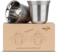 ☕ stainless steel espresso cups - 80ml capacity логотип