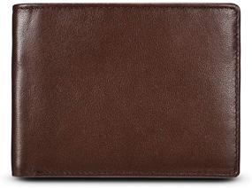 img 4 attached to WALINC Blocking Bifold Leather Classic Men's Accessories