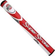 🏌️ enhance your golf game with superstroke ncaa golf putter grip (mid slim 2.0) - superior cross-traction surface texture, oversized profile, and even grip pressure for enhanced consistency and non-slip performance logo